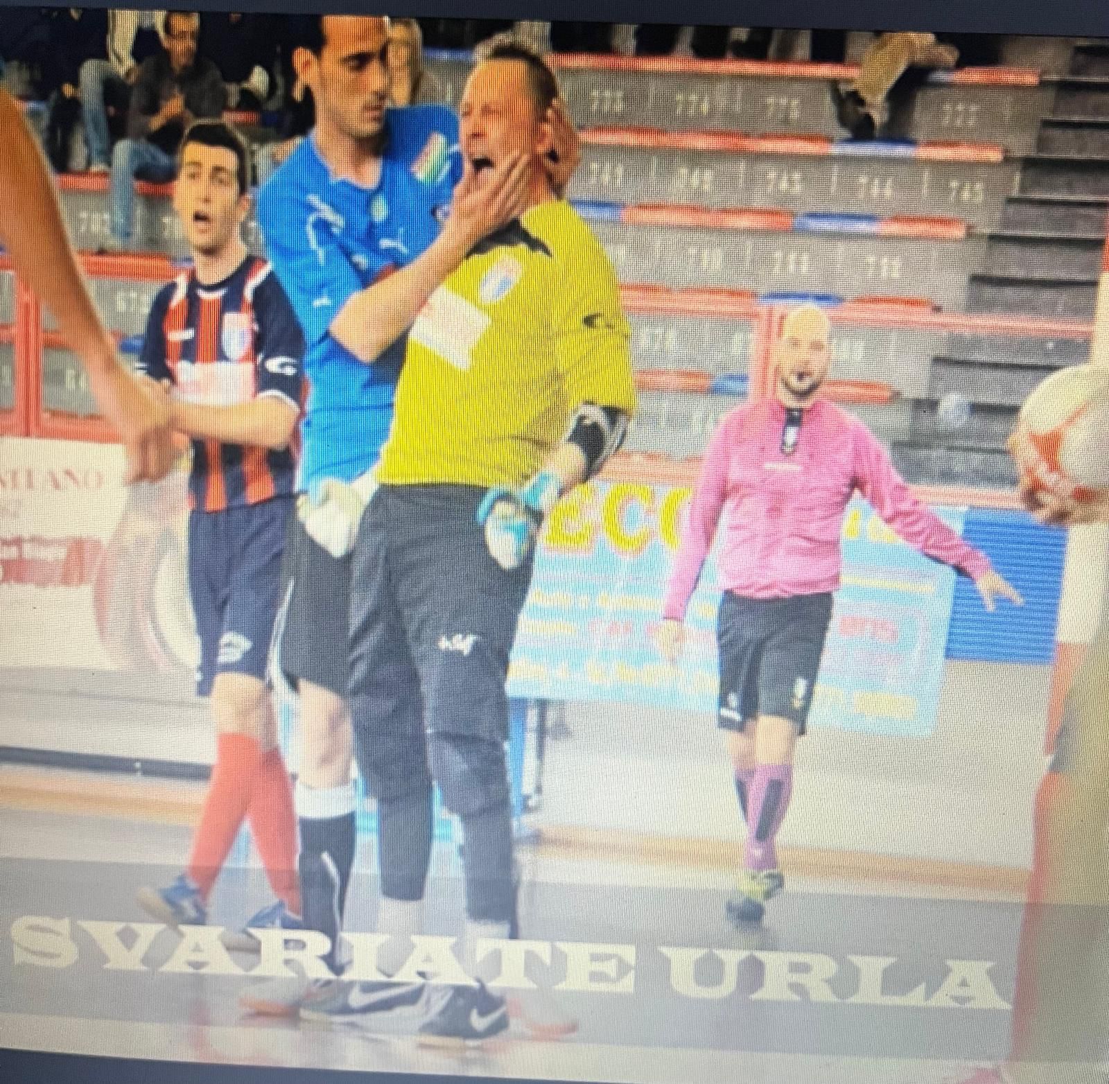 Massimo Oresti in campo